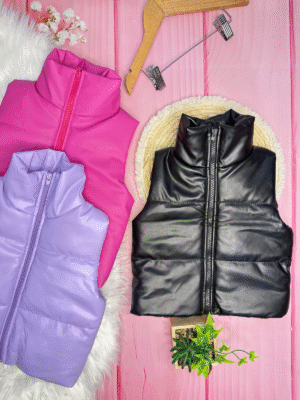 chaleco puffer para nenas