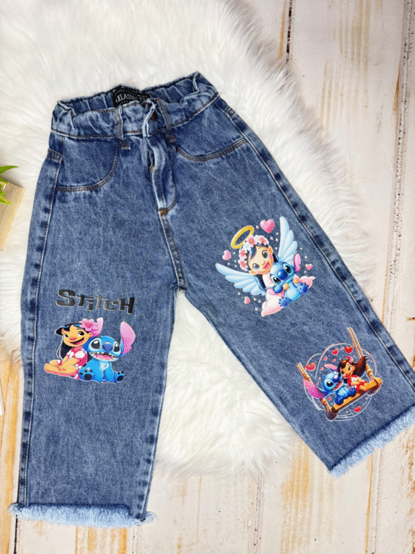 jeans stitch wide leg