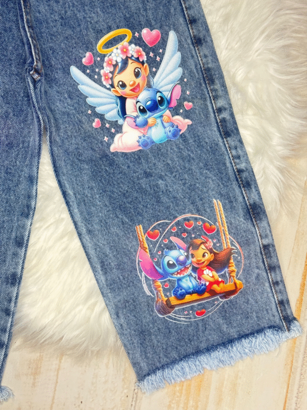 jeans stitch wide leg