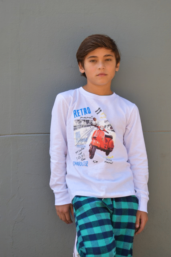 pantalón cuadrillé infantil pilu verano