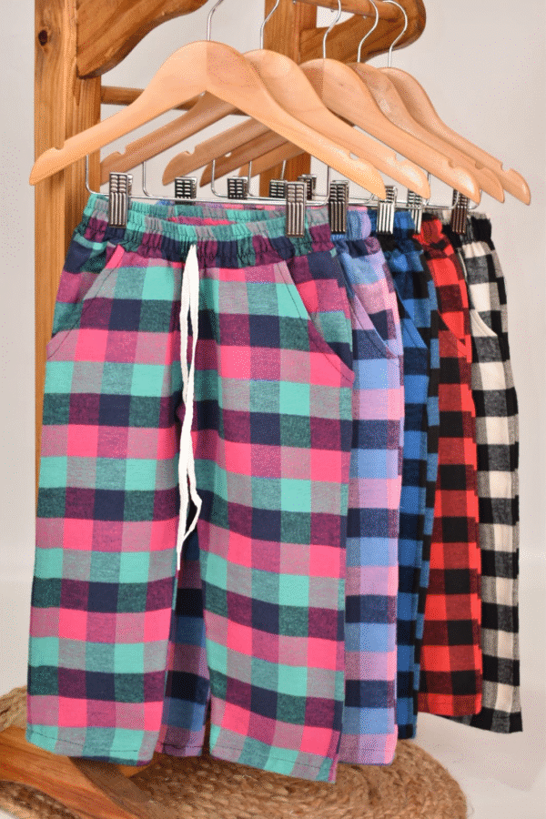 pantalón cuadrillé infantil pilu verano