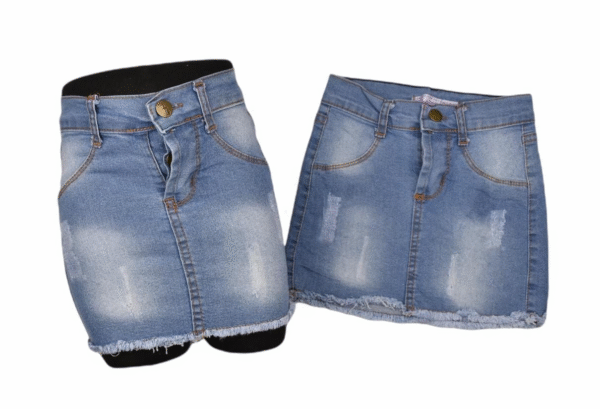 pollera de jean elastizado