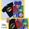 remeras de superhéroes para niño