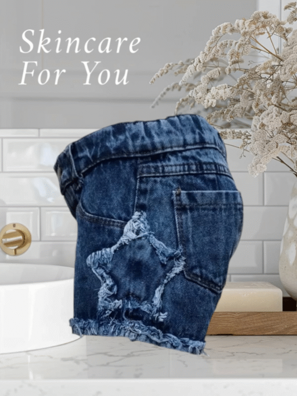 shorts de jean con estrella