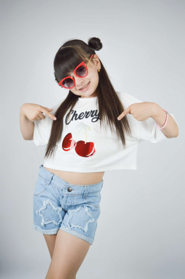 shorts de jean con estrella