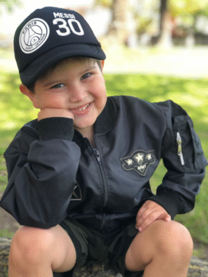 campera bomber rompevientos negra army