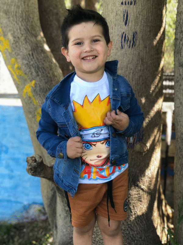 campera de jean elastizado clásica para varón