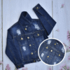 campera de jean mom unisex con roturas