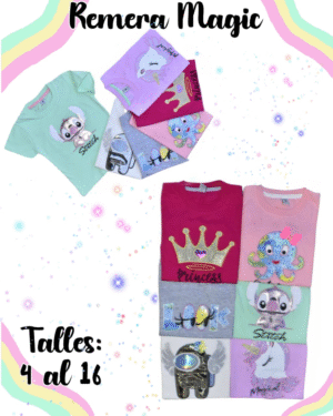 remera estampada "magic"