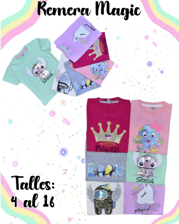 remera estampada "magic" remera estampada "magic"