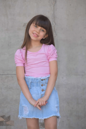 remera básica manga princesa