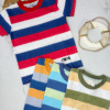 remeras a rayas de colores